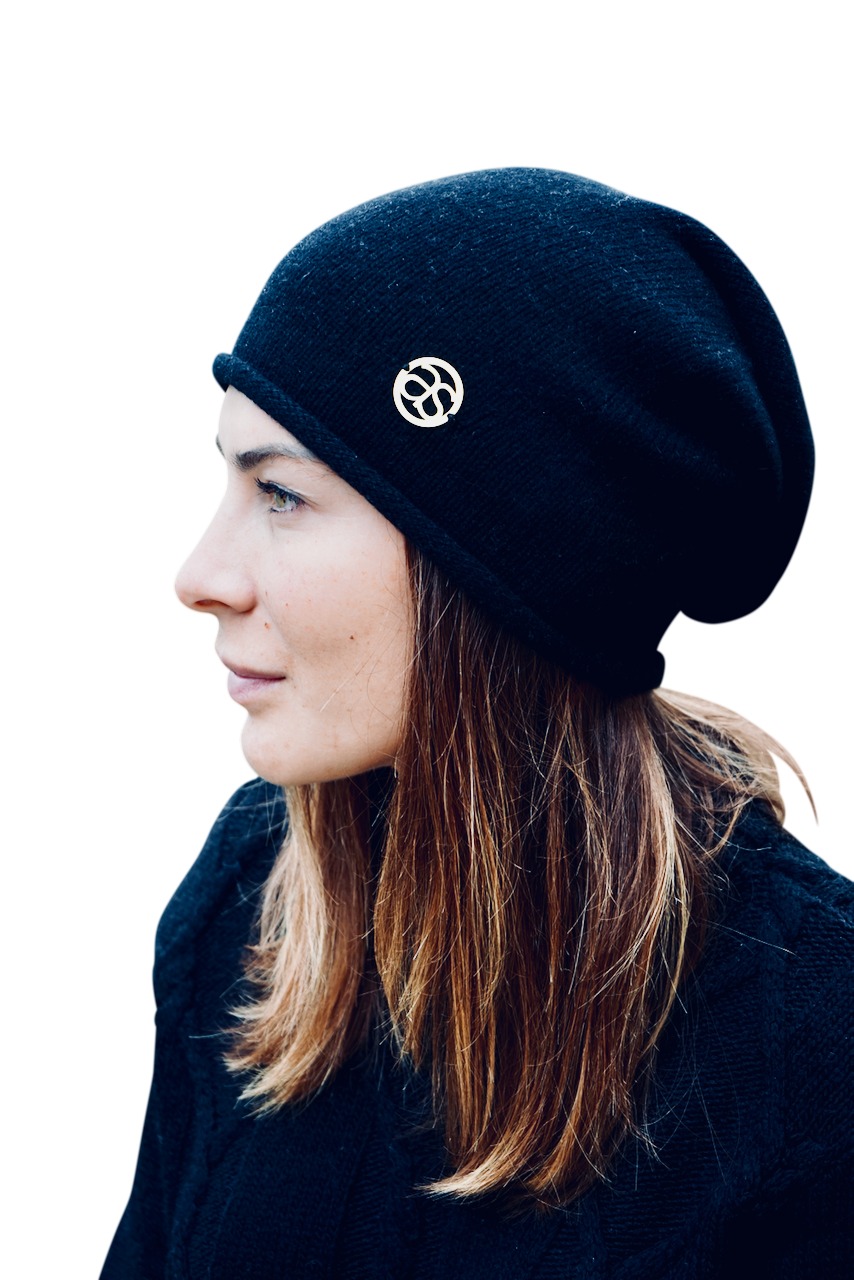 Alyssa SANTA CATERINA - Beanie Mütze Schwarz schwarz